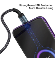 Kabel Data Pengisian Cepat Tipe C CA78 YESIDO 1M untuk Ponsel, Tablet, dan Laptop