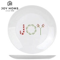 Service de vaisselle en verre opale, design personnalisé, assiettes, bols et tasses classiques ronds, compatibles micro-ondes, pour hôtels et maisons.