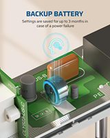 Stop Kontak Timer Lampu Digital 24 Jam 1 Soket Terpolarisasi 125V 15A 1000W Stop Kontak Dinding Timer Dalam Ruangan untuk Lampu WIFI Timer yang Dapat Dikustomisasi