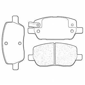 Nouvelles plaquettes de frein céramique D1928 9153D1928 13435253 pour Chevrolet Cruze 2015-2017, résistantes à l'usure et à faible bruit - Product Image 2