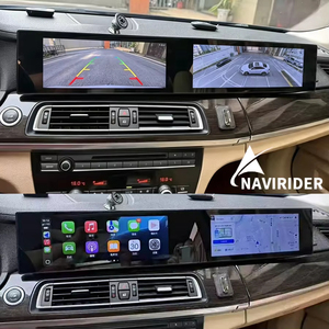 วิทยุติดรถยนต์ระบบแอนดรอยด์หน้าจอโค้ง 21 นิ้ว สำหรับรถยนต์ BMW ซีรีส์ 7 ระบบ CIC NBT ปี 2009-2015 พร้อมระบบนำทาง GPS เครื่องเล่นมัลติมีเดีย วิดีโอ และ CarPlay - Product Image 1