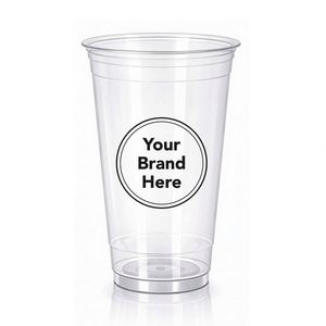 12 oz 14 oz 16 oz New Disposable U-shaped PET Plastic <b>Cups</b> for <b>Cold</b> Drinks Ice Cream Coffee and Boba Tea Wedding <b>Cup</b> Print Name - Product Image 1