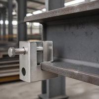 Boulon de serrage en C robuste en tôle d'acier inoxydable brossé sur mesure pour l'assemblage de machines OEM avec tolérance de fixation métallique