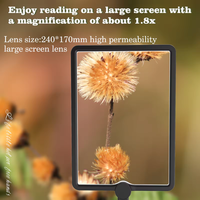 High Definition 3D Portable Smartphone Screen Amplifier 10/12 Inch LED Magnifier Made of Plastic