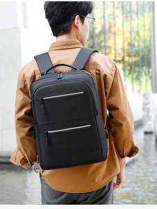 OEM Casual Sports & School Travel Laptop <b>Backpack</b> Custom Logo USB Charging Port Oxford & Polyester Zipper Closure - Product Image 5