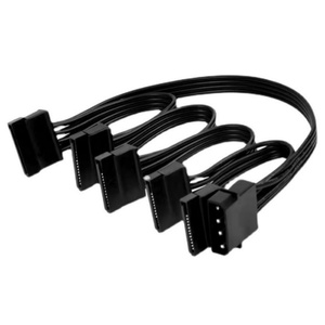 IDE 4-Pin สำหรับสายไฟ (1-TO-5) สายต่อขยายหลายอินเตอร์เฟซ50ซม. สำหรับแหล่งจ่ายไฟฮาร์ดไดรฟ์เดสก์ท็อป - Product Image 5