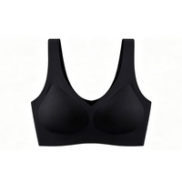 Soutien-gorge sans couture de haute qualité pour femme, confortable, minimisant, col en V, pour le sommeil, bonnets fins, maintien latéral, lissage du dos