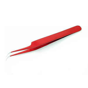 Pinzas para Pestañas de Acero Inoxidable de Alta Calidad, Marca Privada Personalizada, Punta Suave de 10 mm, Modelo ELT-0205 - Product Image 4