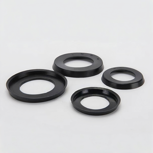 Joints d'essuie-glace de poussière d'excavatrice à haute pression L joint d'essuie-glace NBR anneau de boîtier de poussière en métal Applications de joint mécanique hydraulique - Product Image 1