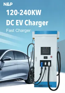 N P 120kw Ev Dc Fast Charging Station Ev Charger CCS2 Ev Charger With 7 Inch Lcd Screen 3 Charging Guns