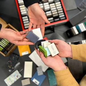 Comptoir de bar LED blanc pour salon de thé et café, taille personnalisée, mobilier de bar en surface solide Corian - Product Image 6