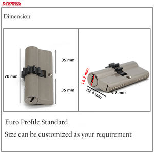 Fabbricazione di Legno Porta Chiavi In Ottone Serratura a Cilindro con <span class=keywords><strong>Gear</strong></span> - Product Image 3