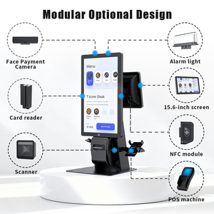 Dual-<strong>Sided</strong> Multi-Touch Screen POS Desktop for Restaurant Advertising Payment <strong>Kiosk</strong> with Optional <strong>Double</strong>-<strong>Sided</strong> Screen Size - Product Image 5