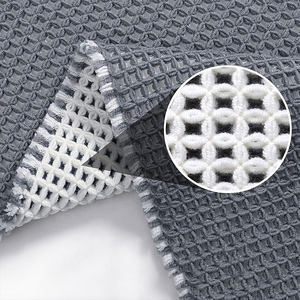 ארוג צבע מוצק וופל לבדוק דלת מחצלת חדר אמבטיה ללא החלקה מחצלת שטיח כניסה לחריץ סופג אמבטיה מחצלת - Product Image 6