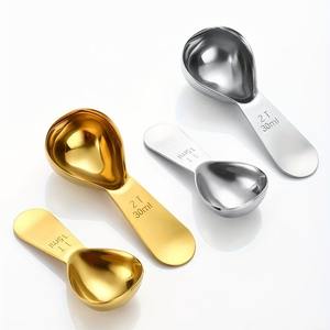 Sendok Kopi Baja Tahan Karat Tahan Lama 15/30Ml 1 Sendok Makan atau 2 Sendok Makan 15/30Ml Sendok Makan Ergonomis Alat Memanggang - Product Image 6