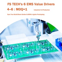 Servicio de Plataforma Turnkey para Gerber DFM BOM, Eficiencia de Costos, Fabricante de Circuitos Impresos SMT 94V0 FR4, Ensamblaje de PCB Personalizado OEM