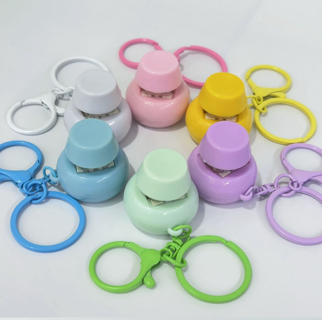Stress Relief Toy 1 Keys Switch Mechanical Tennis Baseball Basketball Football LED Light Keycap Custom Fidget Keyboard Keychain