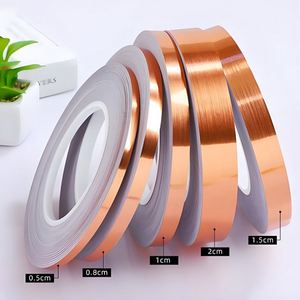 50M <b>Roll</b> Decorative Wall Sticker Self-Adhesive Brushed Metal PVC 3D Gold Tile Sticker for Home Decoration - Product Image 2