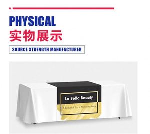 Mantel de Spandex elástico hecho a mano, cubierta de mesa impresa para ferias comerciales y uso doméstico - Product Image 6