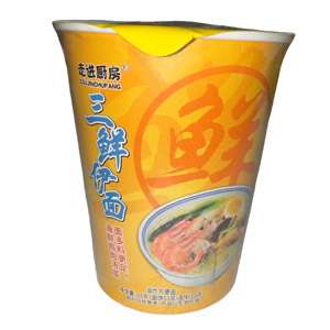 Precio Preferencial de Fabricante, <span class=keywords><strong>Venta</strong></span> al por Mayor, Sabor Exótico, Fuerte Aroma, Tres Sabores Frescos, Fideos Instantáneos Fritos 65g - Product Image 1