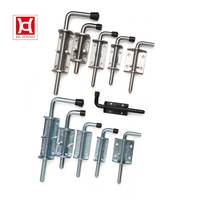 Loquet universel à ressort, à souder/à visser, pour porte coulissante de sécurité, matériel de verrouillage pour remorque à chevaux, portail utilitaire et clôture de jardin