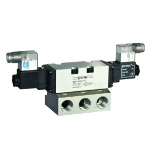 Stnc FG2542-15L 5/2 Manier G1/2 "Smc VF5244 Equivalent Grote Flow Din Terminal Bistabiele Pneumatische Solenoid Directionele Controle valve