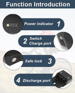 경량 장거리 15s6p 21700 60v 25ah 리튬 배터리 팩 전기 자전거 변환 키트용 - Product Image 6