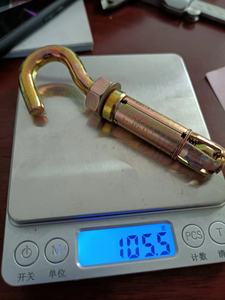 Ancre de <span class=keywords><strong>fixation</strong></span> en acier au carbone avec <span class=keywords><strong>crochet</strong></span> à œil 3 pièces 4 pièces M10/M16 Grade 4.8/6.8 - Product Image 2