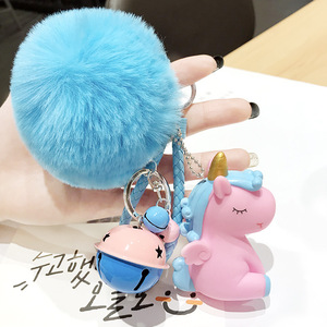 <span class=keywords><strong>Porte</strong></span>-clés <span class=keywords><strong>pompon</strong></span> 3D en peluche, poils de lapin artificiels, pendentif <span class=keywords><strong>clé</strong></span> pour fille, <span class=keywords><strong>pompon</strong></span> <span class=keywords><strong>licorne</strong></span> rose en plastique, pendentif de sac - Product Image 4