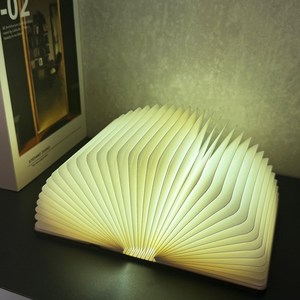 Lampe de lecture pliable sans fil rechargeable, 5 couleurs, veilleuse pliable, lampe de bureau portable pour les fêtes - Product Image 2