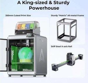 เครื่องพิมพ์สามมิติอุตสาหกรรม K2 Plus แบบหลายสี พร้อมหัวฉีดอัตโนมัติ ใช้เทคโนโลยี FDM สำหรับการพิมพ์หลากหลายรูปแบบ - Product Image 5