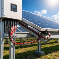 Câble solaire photovoltaïque industriel Kunbao à conducteur en cuivre massif, isolé en PVC, indice de protection IP65, 600V/750V, multi-calibre (6-12 AWG)