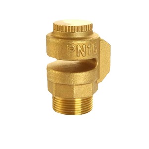 Válvula de vacío de latón DN15 DN20 DN25 tipo manual de ajuste a presión para sistema de tuberías de agua - Product Image 1