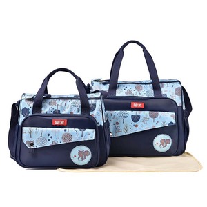 Sac à langer de voyage de grande taille pour maman <span class=keywords><strong>et</strong></span> papa, sac à langer pour bébé garçon ou fille, ensemble de 3 pièces, sac de maman - Product Image 2