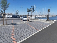 Pavimentadora de plástico entrelazada Sunsbuild, superventas, bloque permeable, rejilla de pavimentación, aparcamiento, jardín, entrada, soporte de suelo
