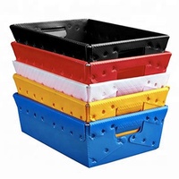 Ménage PP Tôle Ondulée Boîte À Jouets Pour Enfants Tri Stockage Baskert Pour Garçons Et Filles