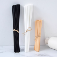 Bâtonnets Diffuseurs de Roseau Écologiques en Rotin, Fibre de Roseau, Couleur Personnalisée Noir, Bâtonnet de Diffusion de Parfum