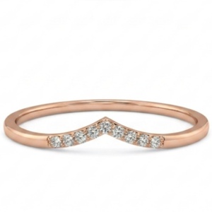 Anillo de Diamante Cultivado en Laboratorio con Certificación IGI en Oro Sólido de 18K en Forma de V, CVD HPHT, Joyería de Compromiso y Boda - Product Image 2