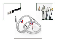 Tube en acier inoxydable à extrémité fermée pour sonde de capteur de température NTC 6x50x0.25/0.3mm, directement de l'usine
