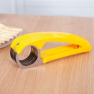 Gadget de cuisine manuel, trancheur de bananes, séparateur, lame en acier inoxydable, modèle <span class=keywords><strong>XL</strong></span> pour la découpe de fruits et légumes et la découpe de saucisses - Product Image 3