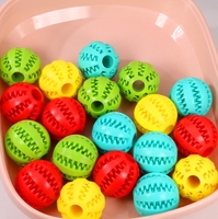 5cm boule d'épine pastèque balle jouet Teddy chiot élastique balle en caoutchouc nettoyage dents chien jouet