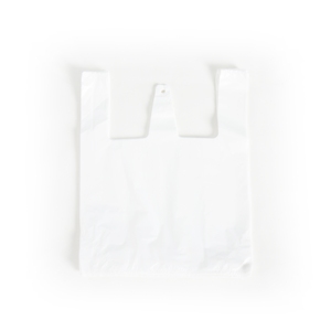 Bolsa de Camiseta Personalizada con Impresión, Ecológica, Hecha con Materiales Reciclados, con Cierre Adhesivo Fuerte para Uso en Supermercados - Product Image 4