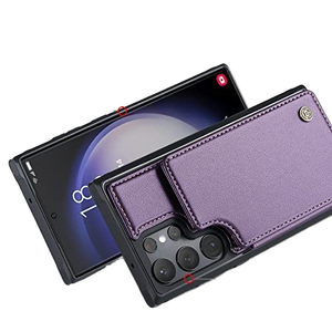Caseme C22 con porta carte custodia in pelle per Samsung Galaxy S25 S24 Ultra S23 Plus S22 S21 <span class=keywords><strong>FE</strong></span> <span class=keywords><strong>S20</strong></span> resistente cavalletto posteriore - Product Image 2