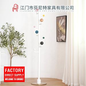 Juncheng ชั้นวางเสื้อผ้าไม้แข็งสไตล์นอร์ดิกเฟอร์นิเจอร์เฟอร์นิเจอร์อเนกประสงค์รูปทรงหมวกแฟชั่นเสื้อผ้าแห้งเสื้อผ้าห้องนอนบ้าน - Product Image 3