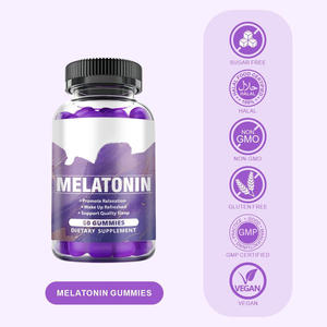 Fornito in fabbrica Private Label naturale aiuto per dormire integratore di melatonina Gummies per adulti dosaggio sonno essenziale vitamine gommose - Product Image 5