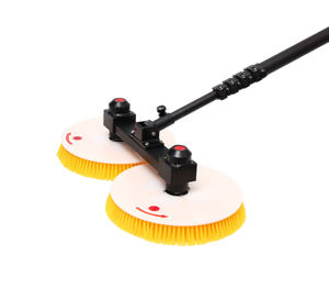 <span class=keywords><strong>Brosse</strong></span> <span class=keywords><strong>rotative</strong></span> de nettoyage de panneaux solaires de qualité industrielle, vente directe d'usine, lavage humide - Product Image 4