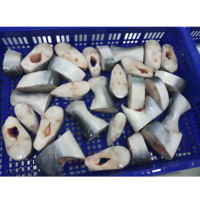 Pangasius congelé avec peau, en vrac, basa HGT, steak de poisson-chat congelé du Vietnam