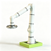 Bras robotique collaboratif 7-DOF ultra-léger, charge maximale, alliage d'aluminium, portée longue de 5 mm, cobot industriel, moteur 430W DC48V, PLC