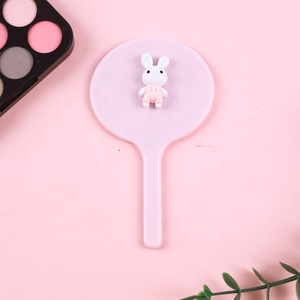 Specchietto Tascabile Personalizzato a Forma di Coniglietto, Specchio Portatile Rotondo HD per Ragazze, Mini Specchio Personalizzabile - Product Image 4