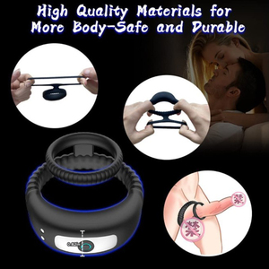 100% impermeable con seguro grado alimenticio vibrador pene anillo amor muñecas para hombres - Product Image 3